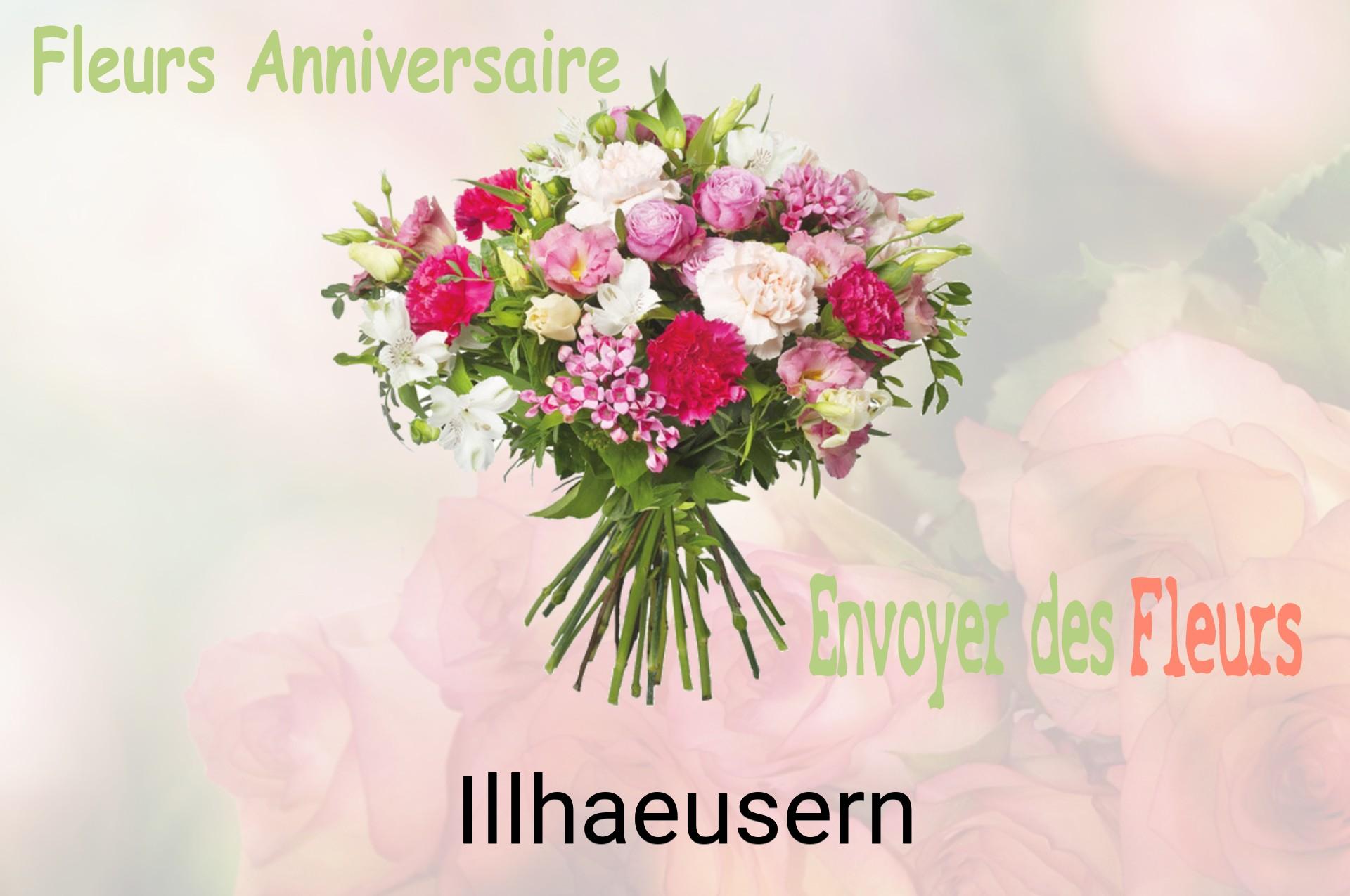 Bouquet de fleurs d’anniversaire livré à Illhaeusern